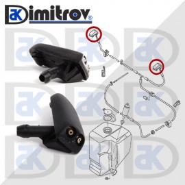 Пръскалка предно стъкло Volkswagen Caddy Golf Jetta Passat Polo T4 Vento Seat Cordoba Ibiza Inca Toledo Leon